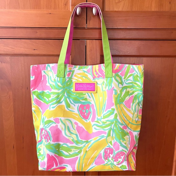 Lilly Pulitzer Tropical Print Tote Bag - Picture 4 of 11